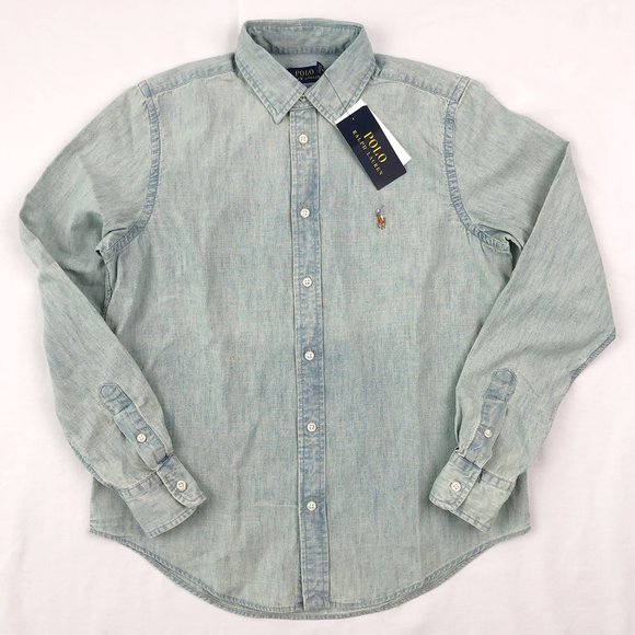 polo ralph lauren denim shirt womens
